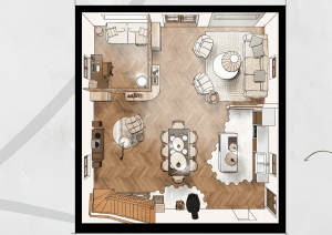Plan aménagé 2D