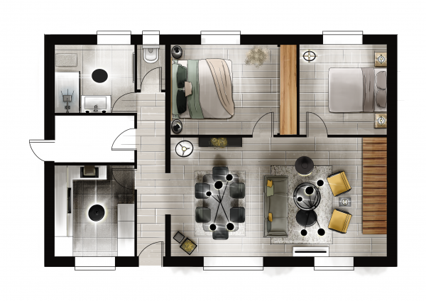 Plan aménagé 2D – Image 2